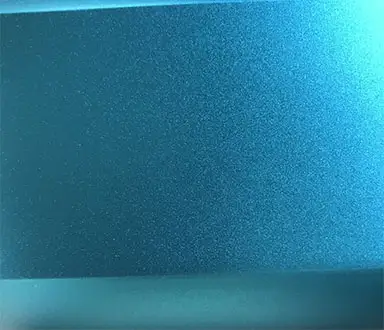 aluminum surface finish-anodizing blue and beadblasting