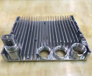aluminum-CNC milled radiator part
