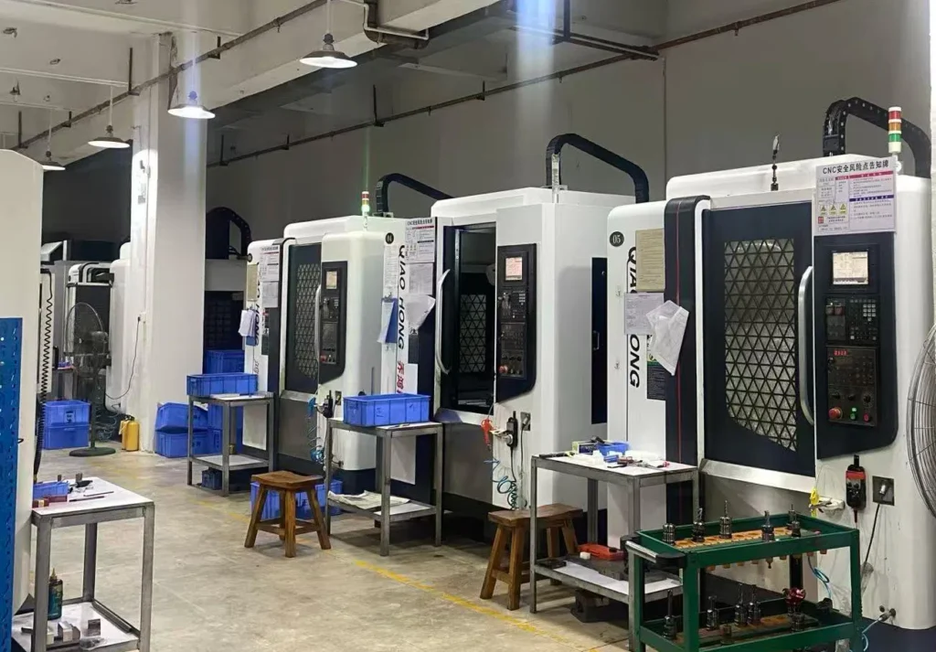 FIWOK METALWORKS precision CNC machining and manufacturing facility in Shenzhen China